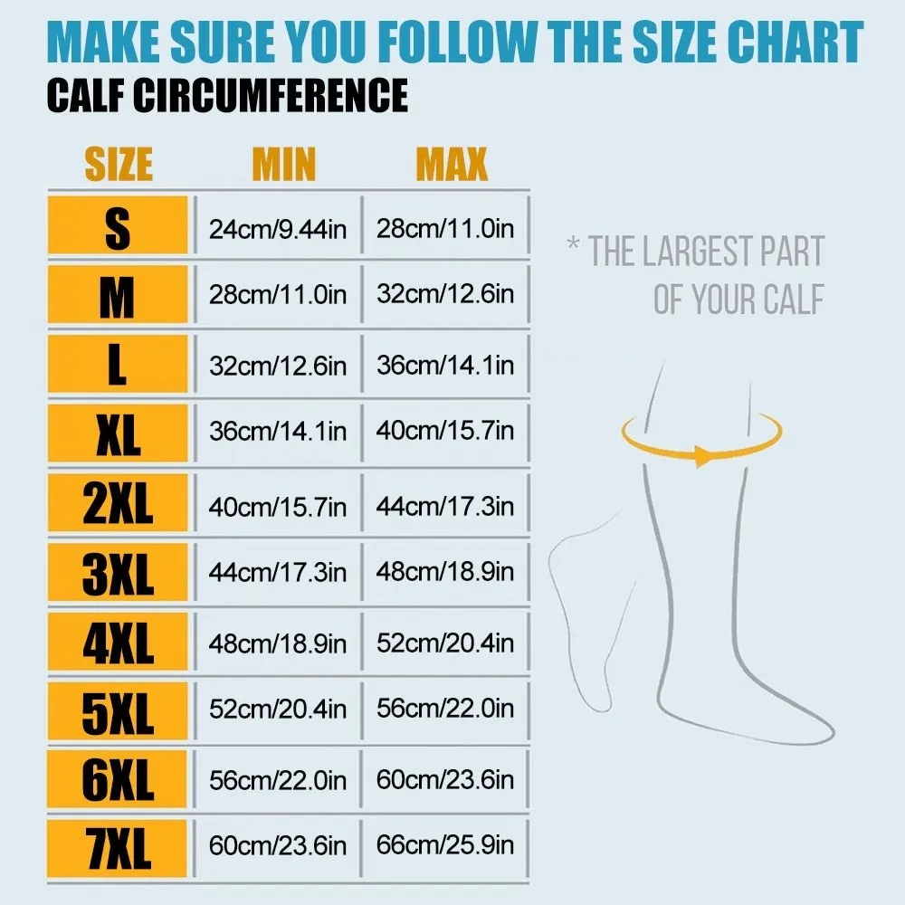 1pair Calf Compression Knee High Open Toe Socks for Women