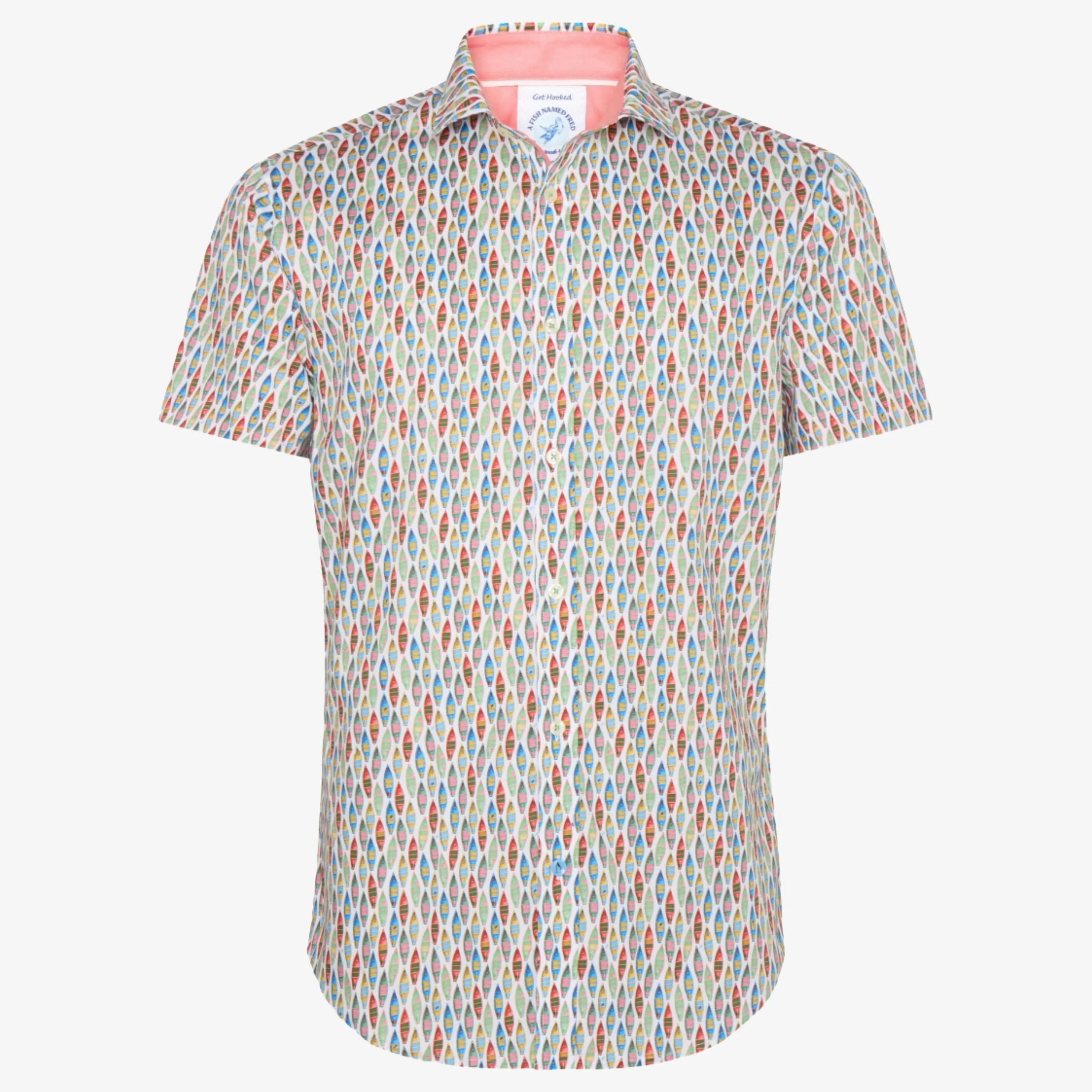 A Fish Named Fred Boat Short Sleeve Shirt - Green