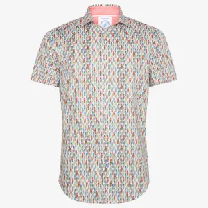 A Fish Named Fred Boat Short Sleeve Shirt - Green