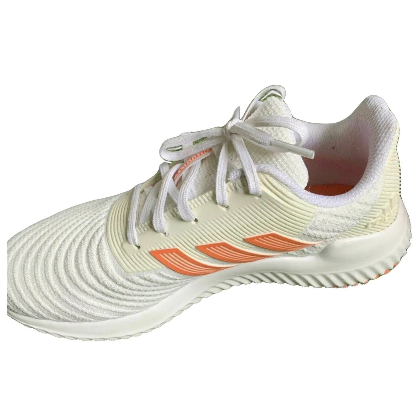 adidas Womens Sneakers Size US 6.5 Orange & Off-White Like New