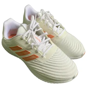 adidas Womens Sneakers Size US 6.5 Orange & Off-White Like New