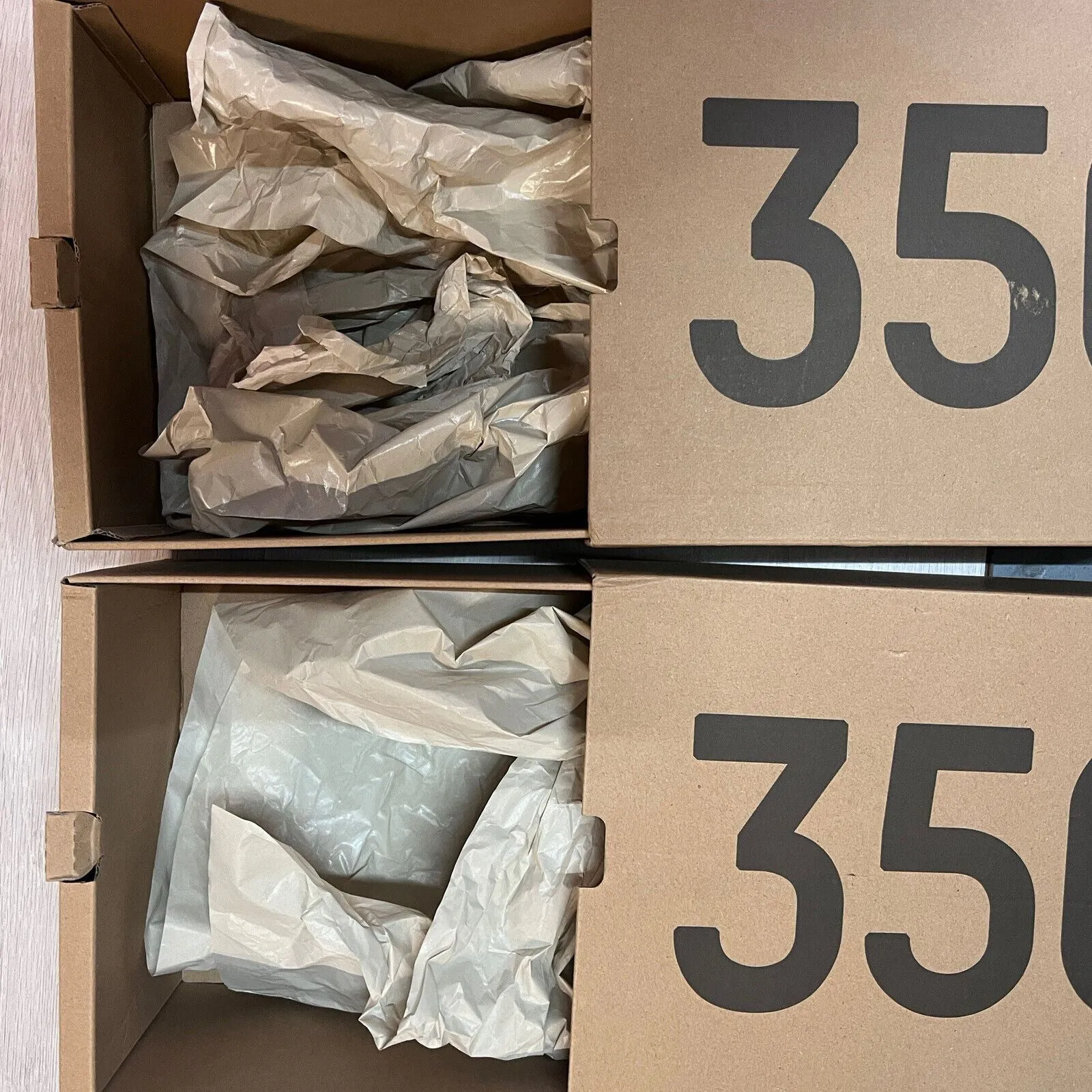 adidas Yeezy Boost Boxes 350 & Yzy 350 V2 (2 x Boxes) **BOXES ONLY**