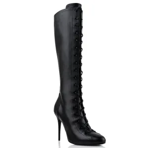 Bandit Thigh-High Boots 120 Mm Black Matt Leather