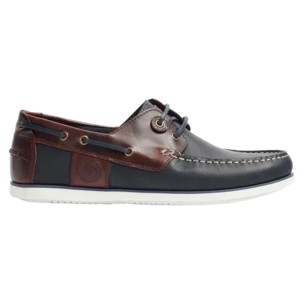 Barbour Wake Shoes - Navy / Brown