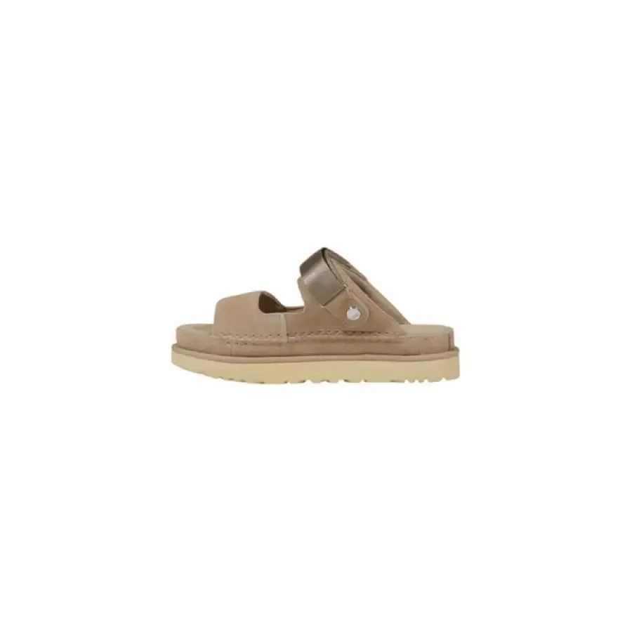 Beige Two Strap Sandal