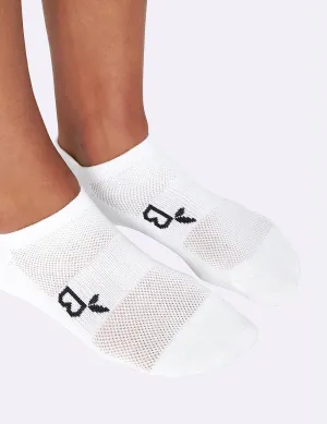 Boody Women's Active Bamboo Sports Sock in White