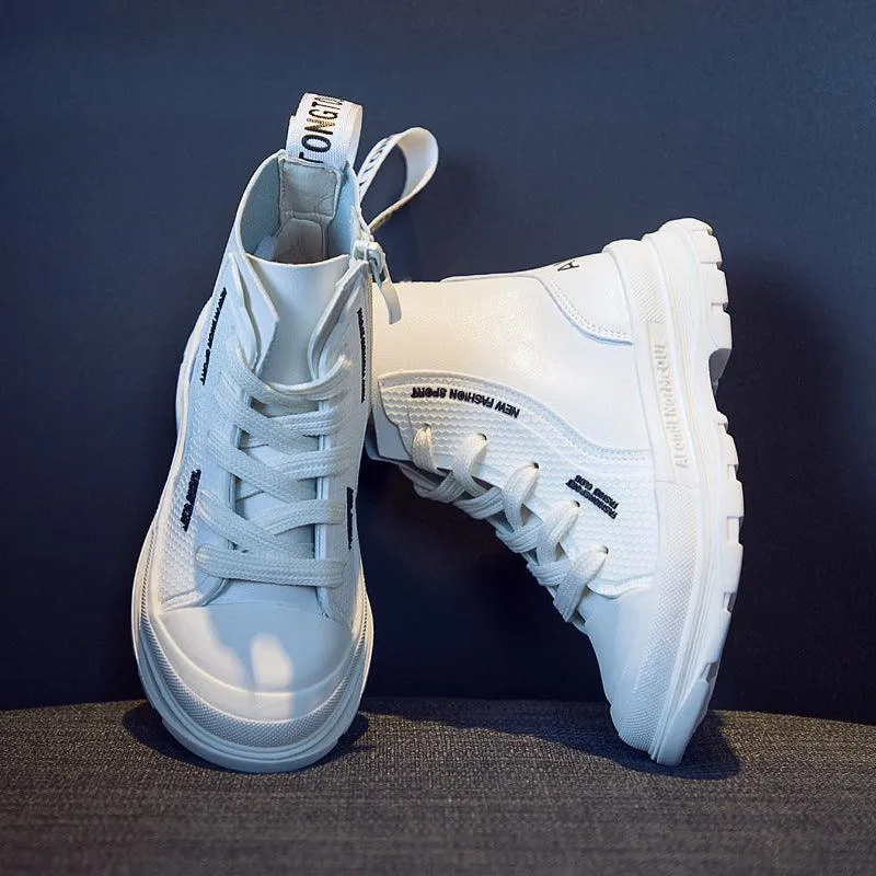 Boys high-top fashion leather Martin boots