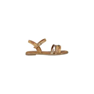Brown and Gold Sandal
