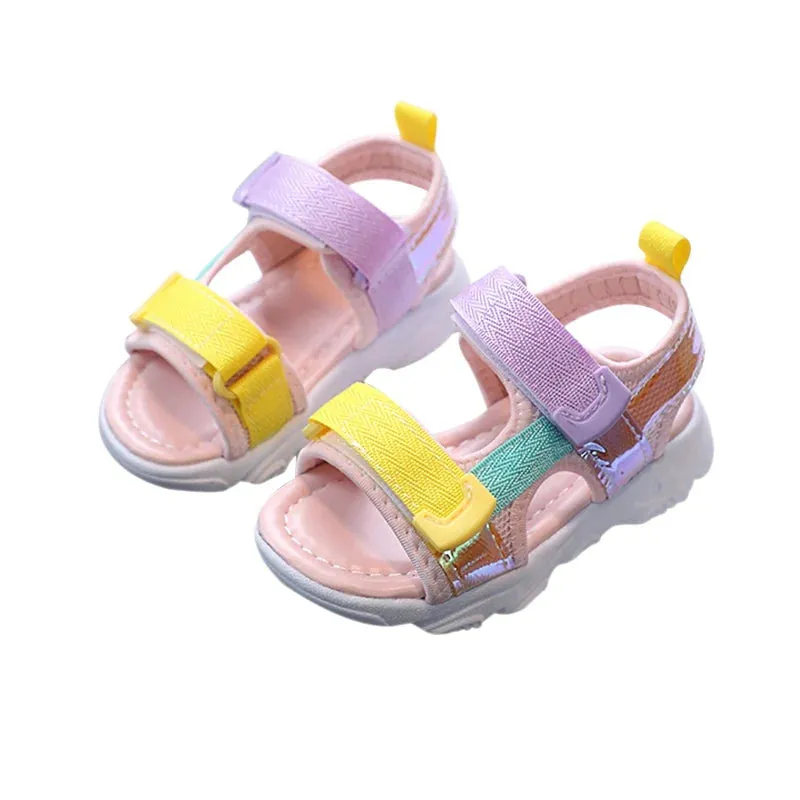 Children's Soft Comfy Sandals Non-Skid Soles Kids Sandals for Baby Girls Children Beach Shoes