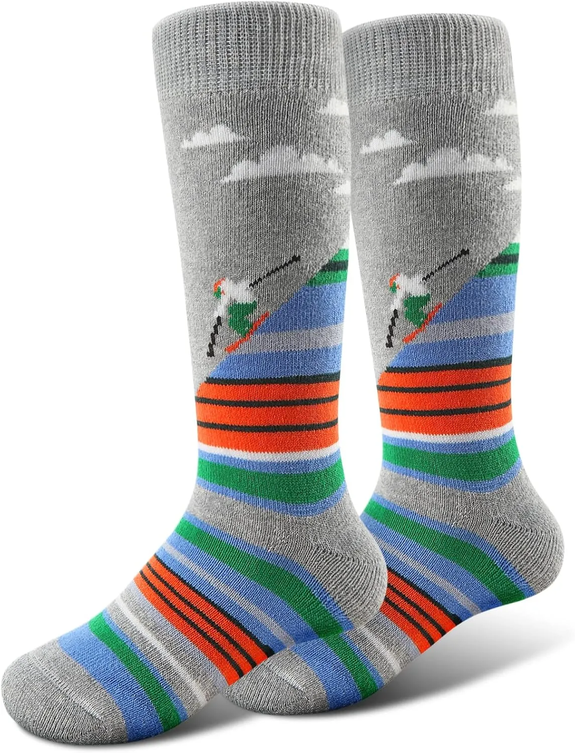 Cimkiz Kids Ski Socks - Cozy Warmth for Winter Fun