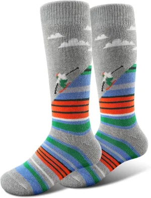 Cimkiz Kids Ski Socks - Cozy Warmth for Winter Fun