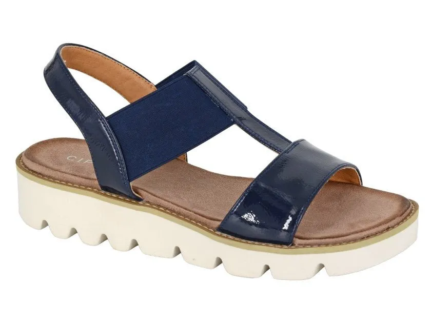 Cipriata L221NCP Womens Wedge Sandal