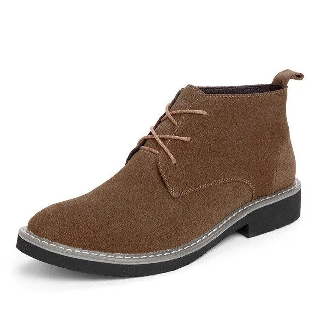 Classic Men Shoes Oxford Cow Suede Dress Shoes Male Flats Gentleman Shoes Luxury Casual Shoes Lace-up Zapatos Hombre
