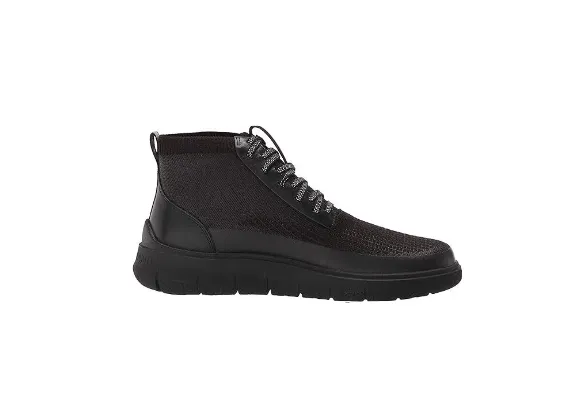 Cole Haan Men's Generation Zerogrand Stitchlit Hitop WP Black/Matte Shine C32419