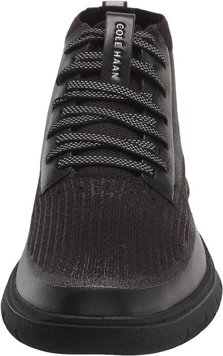 Cole Haan Men's Generation Zerogrand Stitchlit Hitop WP Black/Matte Shine C32419