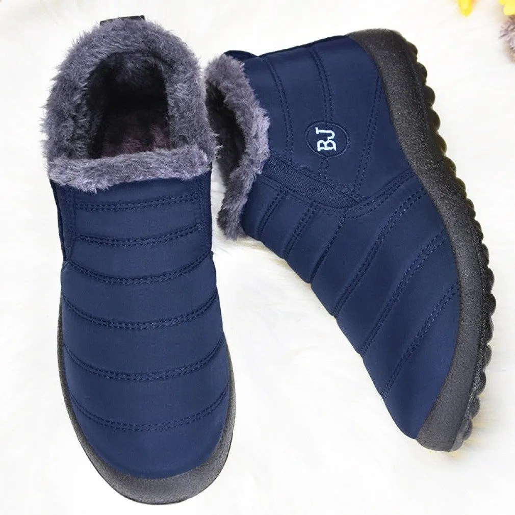 ContiNent 33 Men Boots Lightweight Winter Shoes for Men Snow Boots Waterproof Winter Footwear Plus Size 47 Slip on Unisex Ankle Winter Boots
