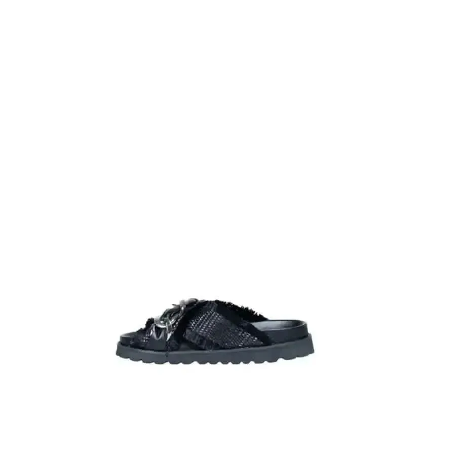 Cult Women Black Platform Slip-On Sandals Size 4