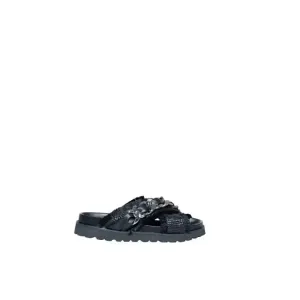 Cult Women Black Platform Slip-On Sandals Size 4