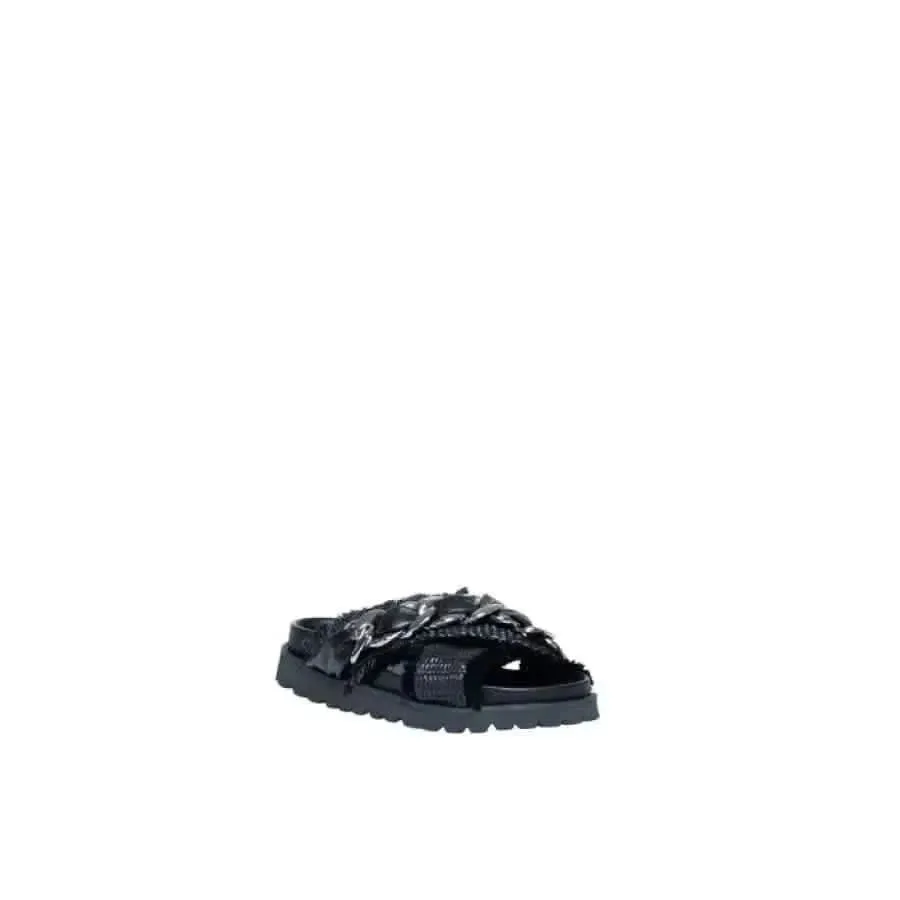 Cult Women Black Platform Slip-On Sandals Size 4