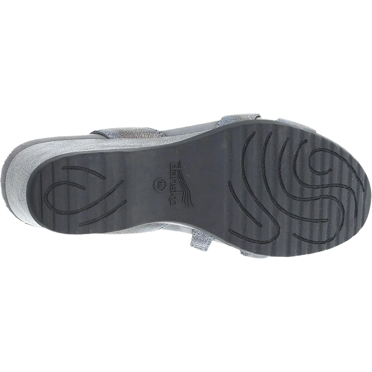 Dansko Women's Addyson Pewter Metallic Distressed 1611970200