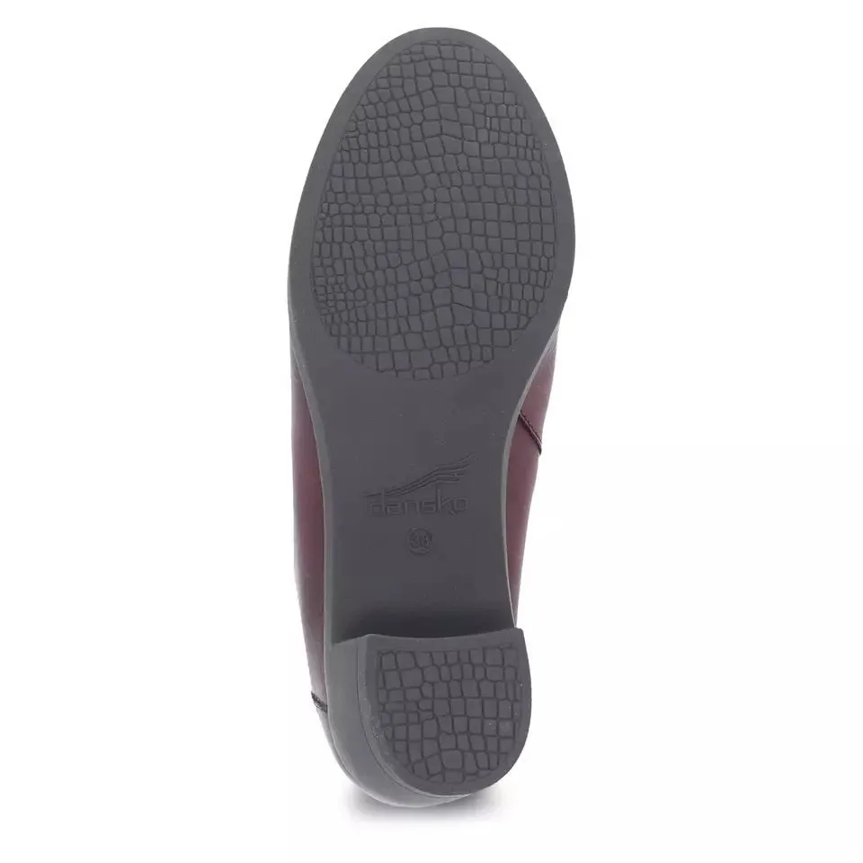 Dansko Women's Carrie Wine Burnished Nubuck Mule 3218882300
