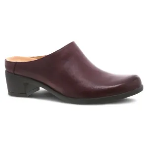 Dansko Women's Carrie Wine Burnished Nubuck Mule 3218882300