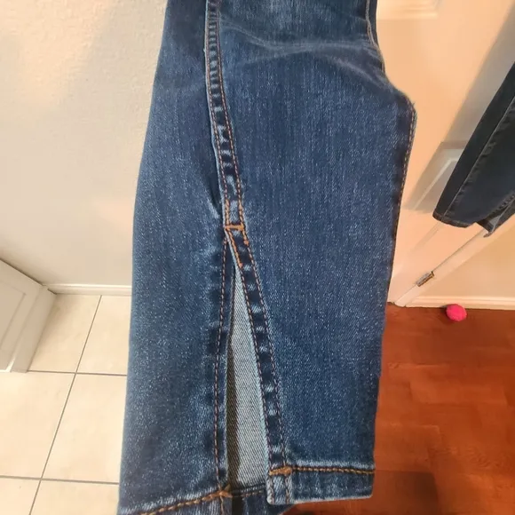 Dark Blue Denim Jeans Pilcro Antropologie