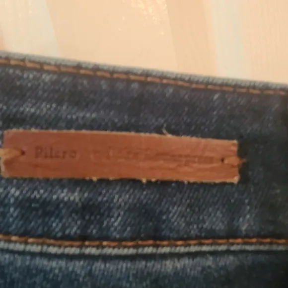 Dark Blue Denim Jeans Pilcro Antropologie