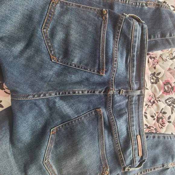 Dark Blue Denim Jeans Pilcro Antropologie
