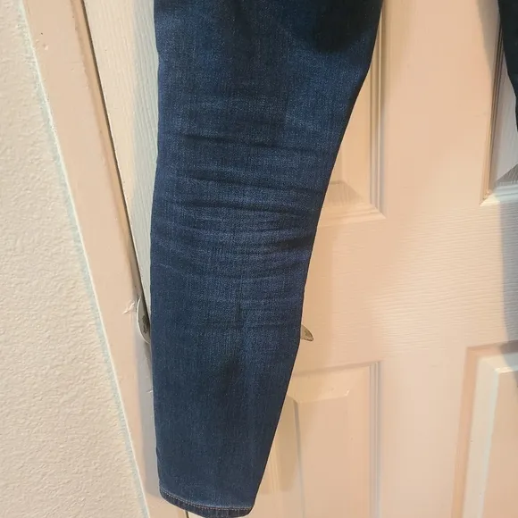 Dark Blue Denim Jeans Pilcro Antropologie
