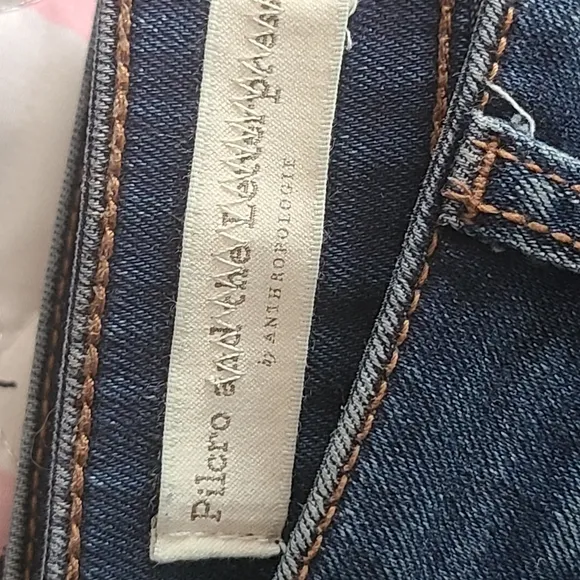 Dark Blue Denim Jeans Pilcro Antropologie