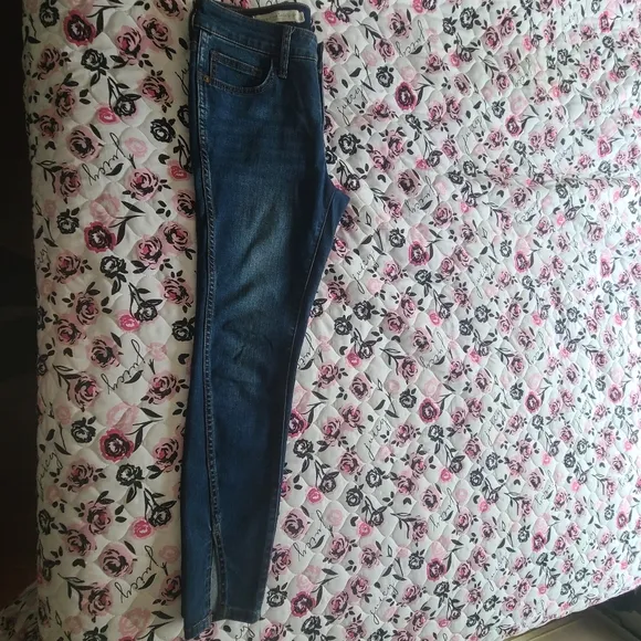 Dark Blue Denim Jeans Pilcro Antropologie
