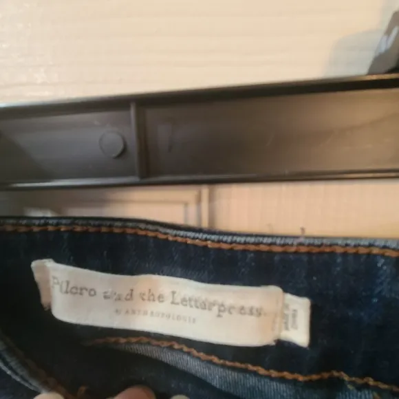 Dark Blue Denim Jeans Pilcro Antropologie