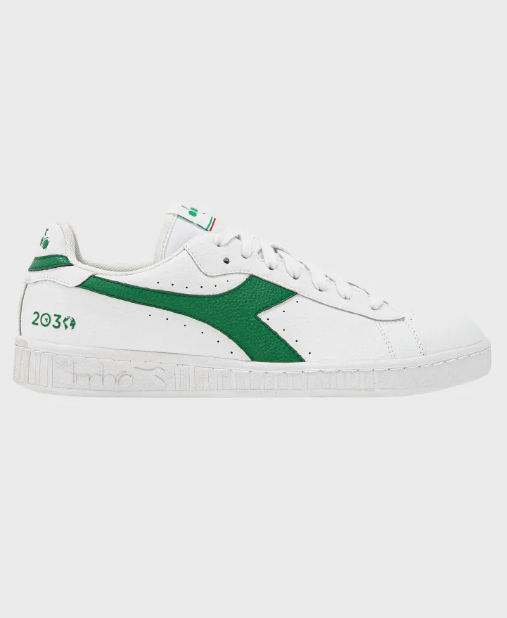 Diadora Game Low Trainers White/Green