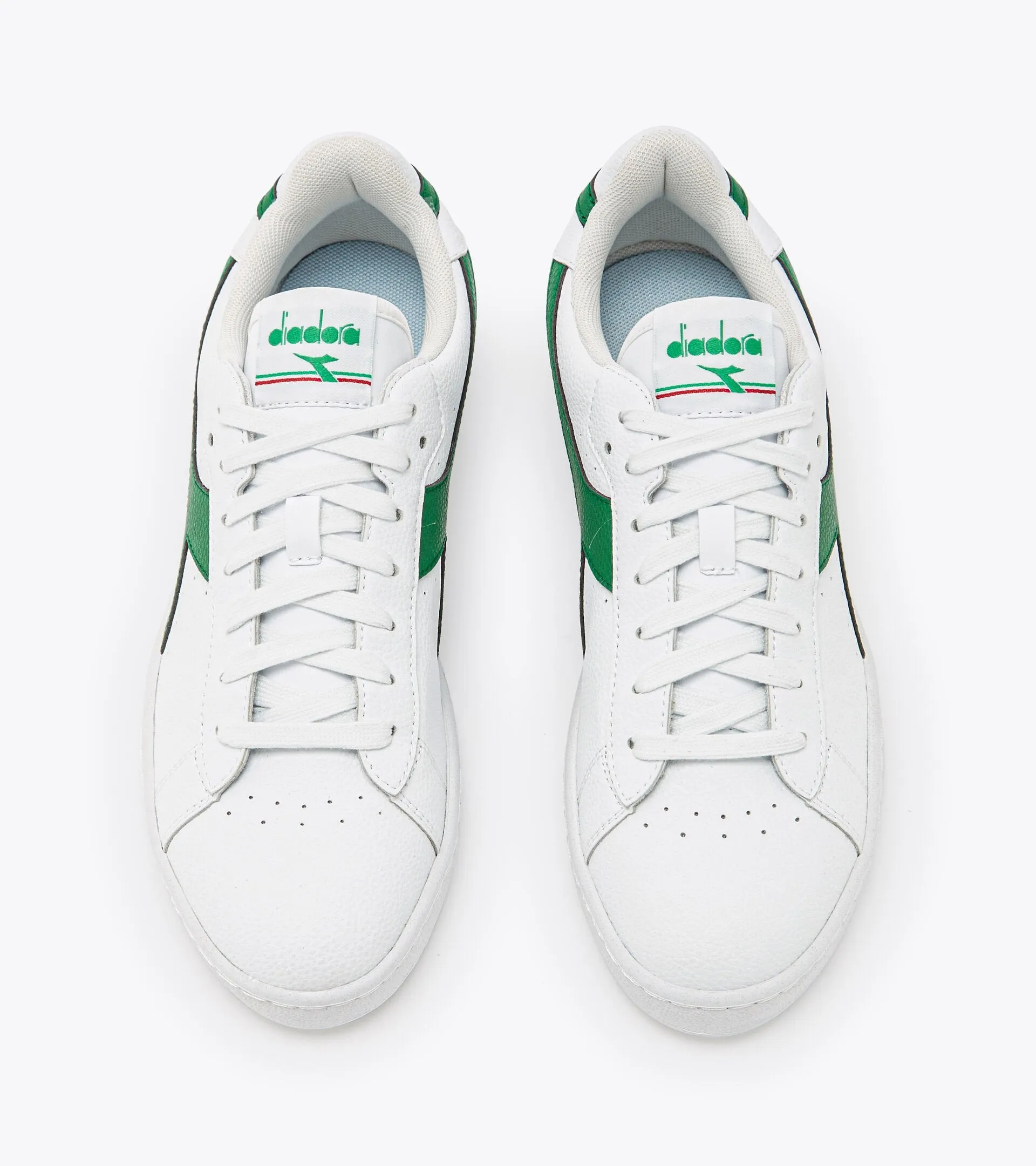 Diadora Game Low Trainers White/Green