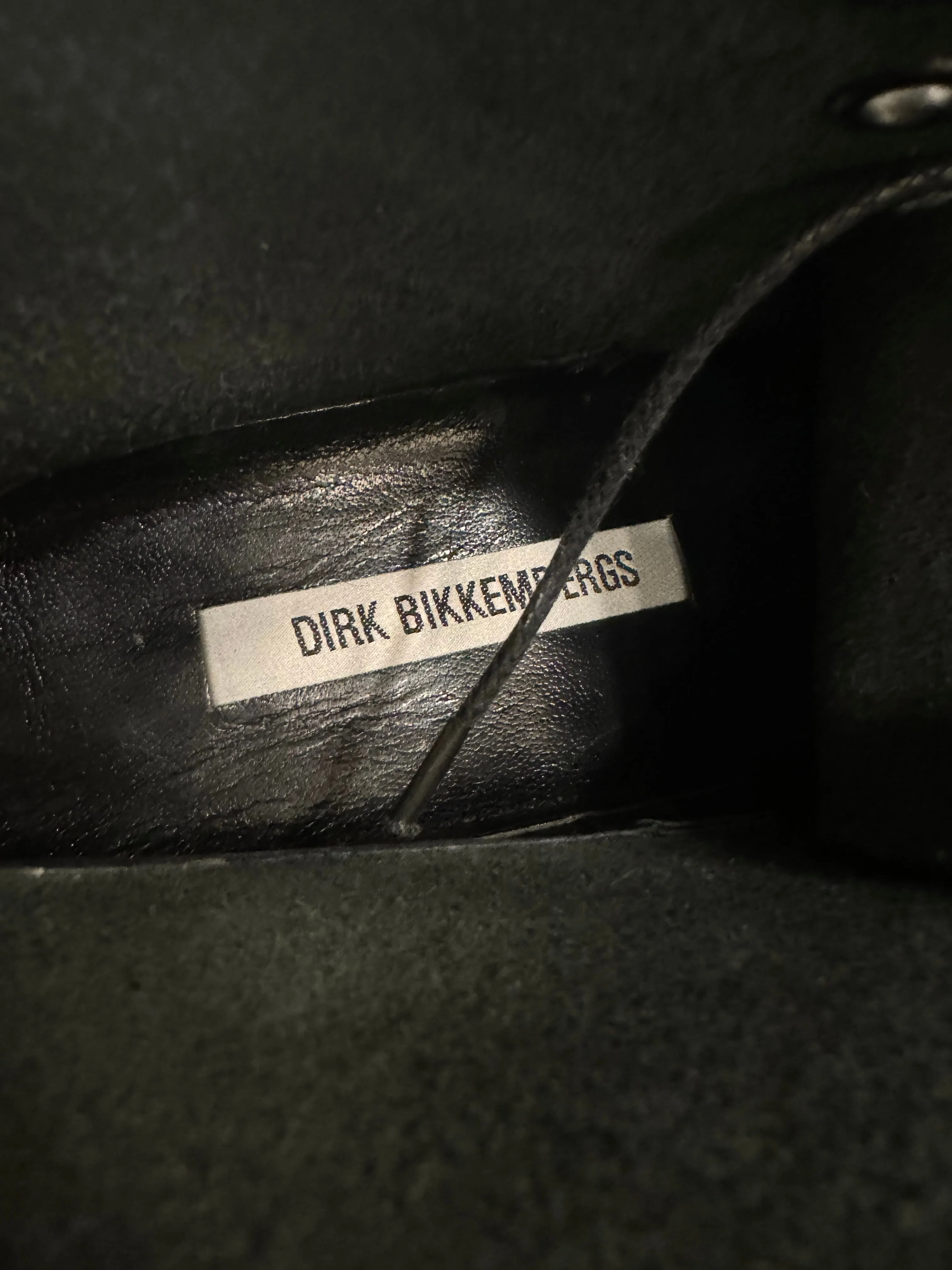 Dirk Bikkembergs boots with metal heel