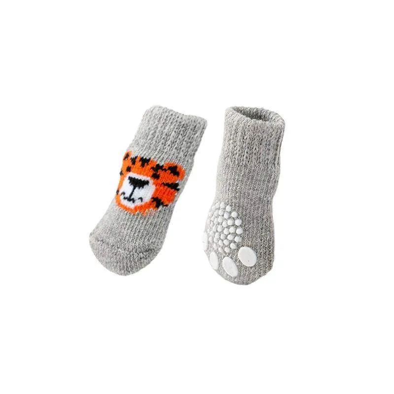 Dog Socks Non-Slip Grip Slip Anti-Skid S M L - Puppy Cat Pet Shoes Slippers
