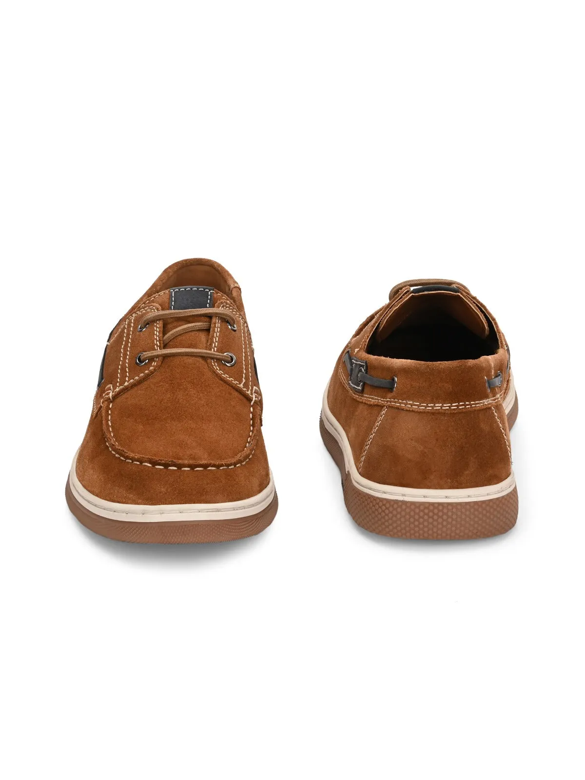 Drift Tan Suede Boat Shoes