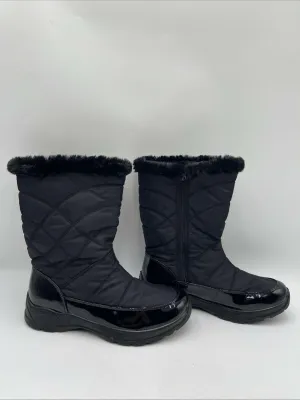 Easy Dry by Easy Street Waterproof Weather Boots Black Size 8.5M - Very Good