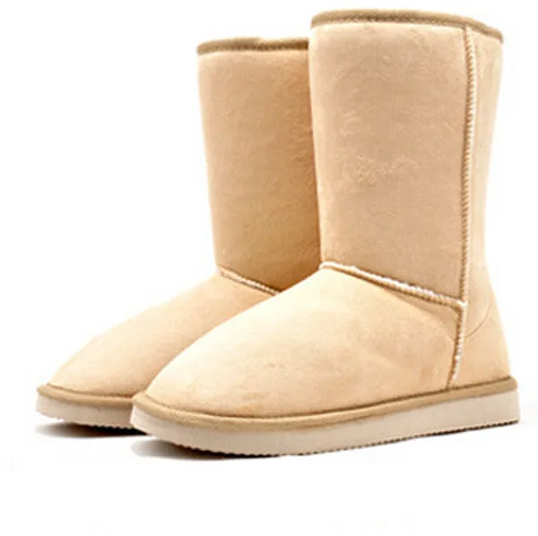 Fashion Women Winter Snow Boots Warm Mid-calf Boots Winter Soft Shoes Flat Shoes platform boots female sapato feminino RD871406