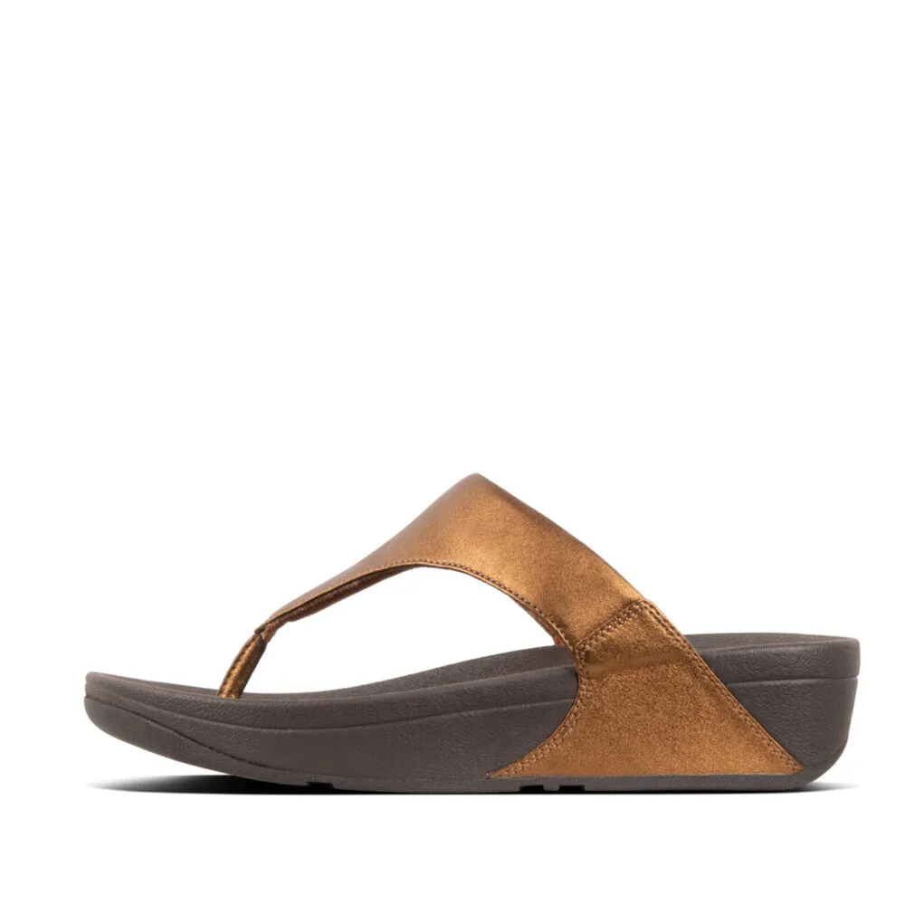 FitFlop LULU Leather Toe-Post Sandals