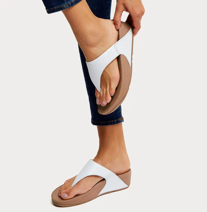 FitFlop LULU Leather Toe-Post Sandals