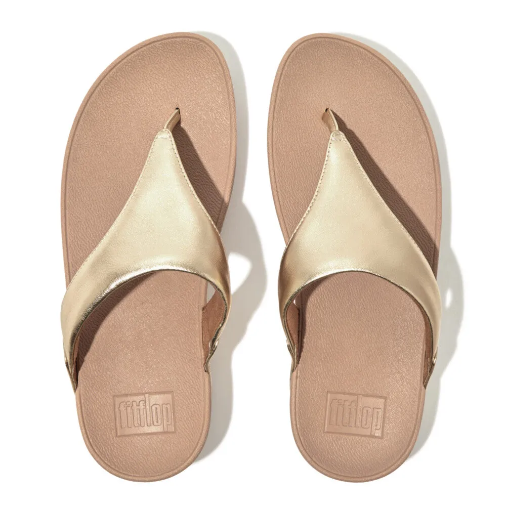 FitFlop LULU Leather Toe-Post Sandals