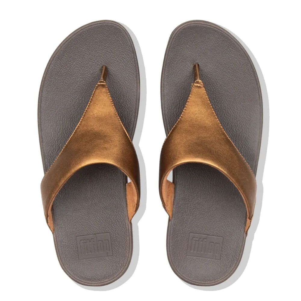 FitFlop LULU Leather Toe-Post Sandals