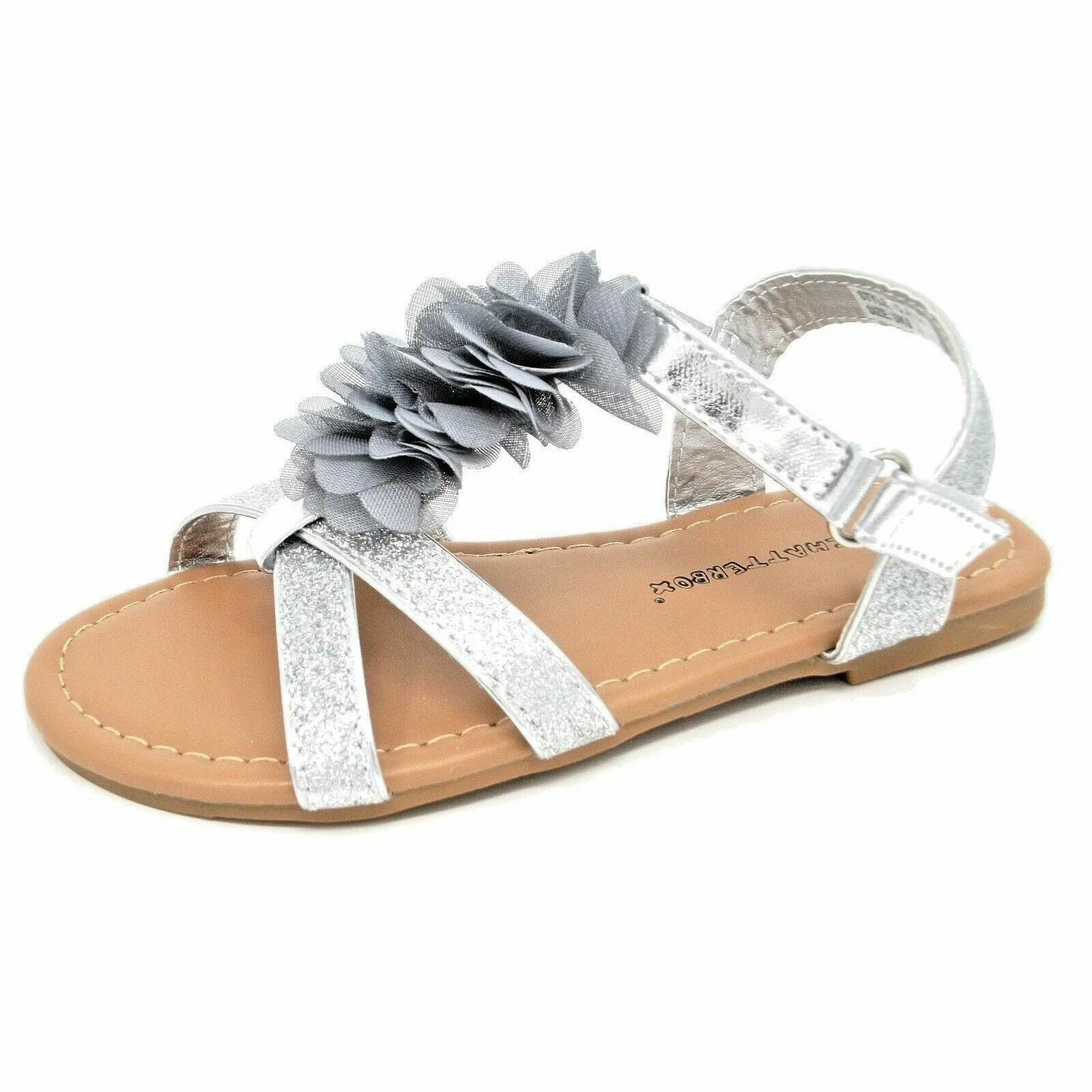 GIRLS CHILDREN SUMMER SANDALS CASUAL HOLIDAY FLAT PARTY PRINCESS FLIP FLOP SHOES