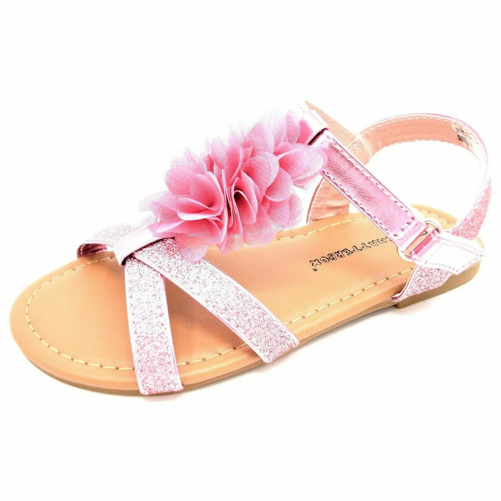 GIRLS CHILDREN SUMMER SANDALS CASUAL HOLIDAY FLAT PARTY PRINCESS FLIP FLOP SHOES