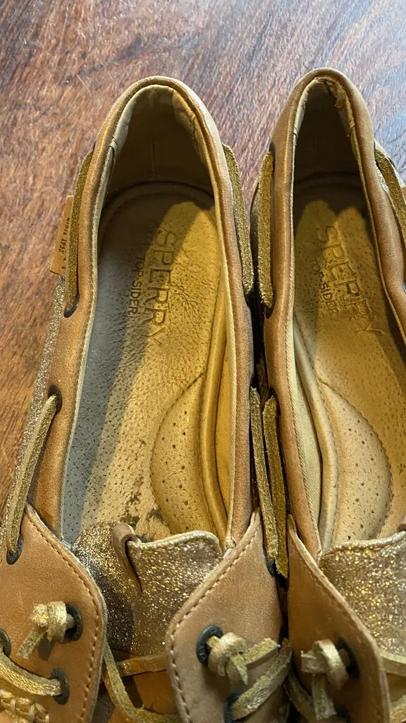 Glitter Boat Shoes
