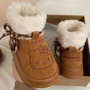 Hello Kitty Low-Top Winter Snow Boots