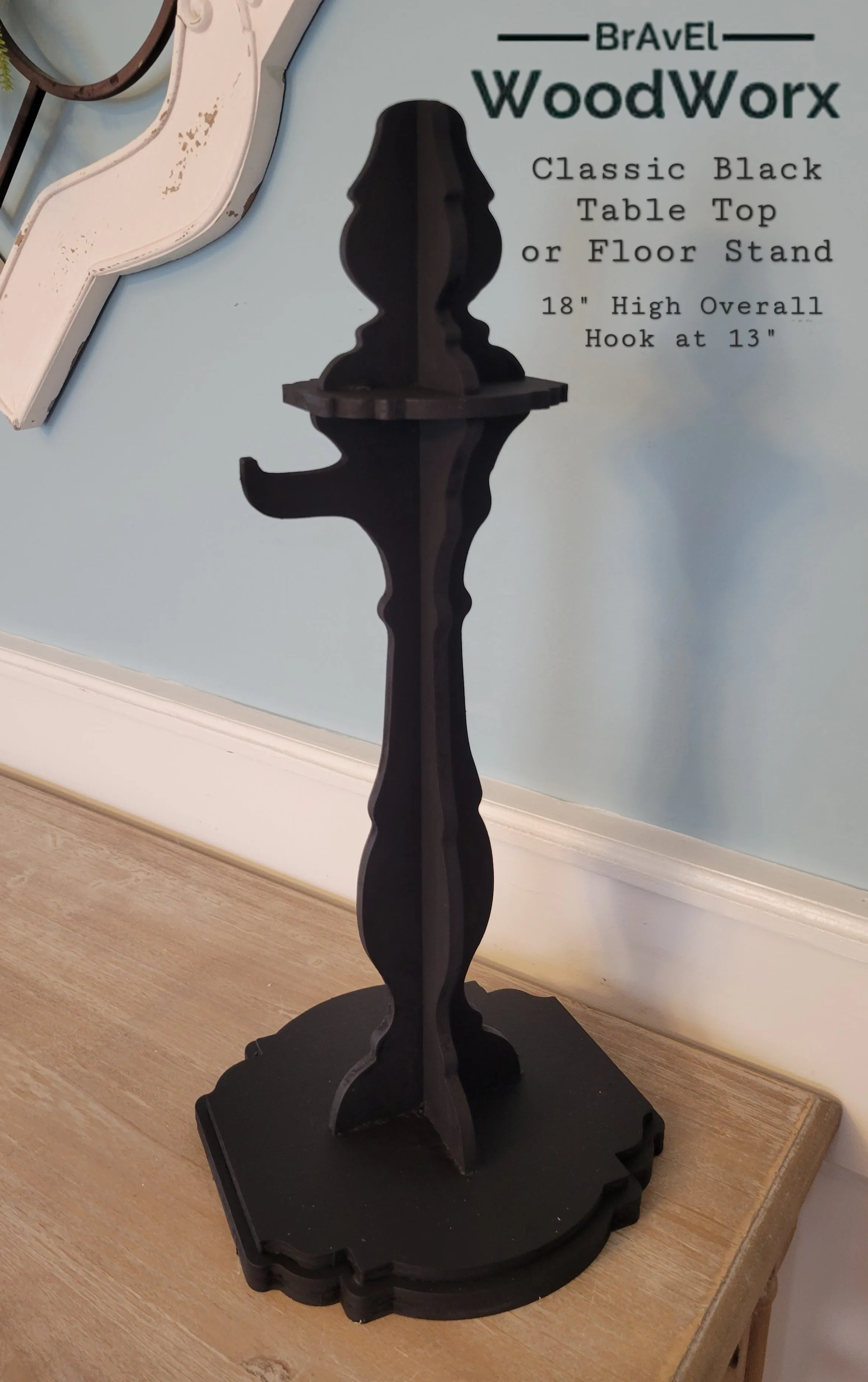 Hello Winter Snowflake Shelf Stand: Festive Seasonal Decor for Your Home