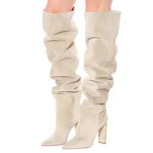 High heels fashion boots suede women's Boots